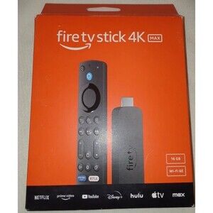 Amazon Fire TV Stick 4K MAX Streaming Device, 16 GB Wi-Fi 6E Free Live TV Alexa